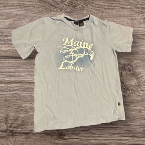 E-Land Kids Boy girl Blue Tee Maine summer fall top shirt tshirt tops size 12